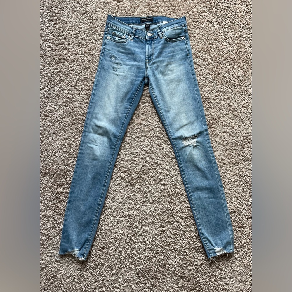 banana republic skinny fit womens ripped jeans